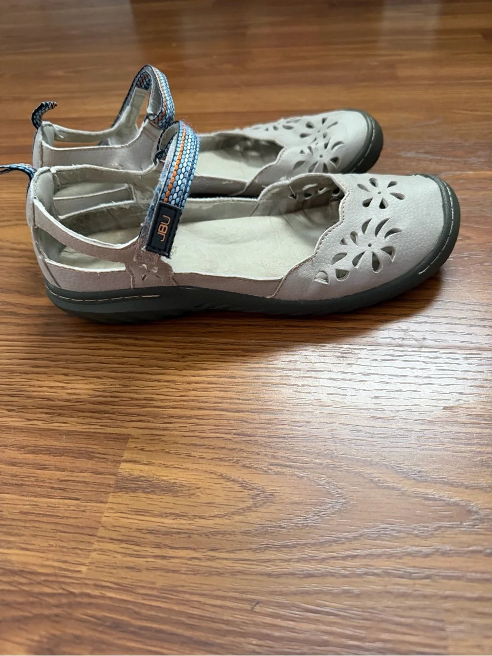 JBU by Jambu Deep Sea Encore Mary Jane Flats Outdoor Hiking Water Vegan 7.5